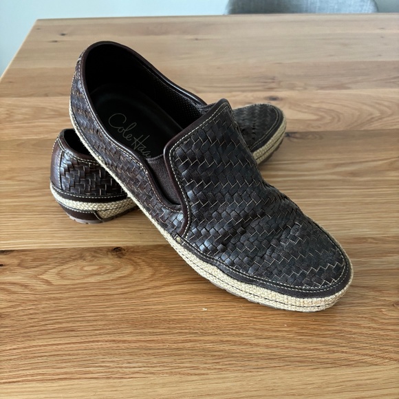 *MENS* Cole Haan Woven Leather Slip-On - Size 10 main image 7